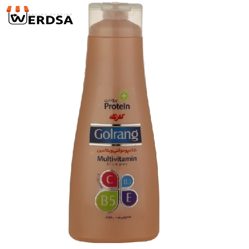 شامپو مولتی ویتامین مو خشک گلرنگ سری Plus Protein وزن 900 گرم