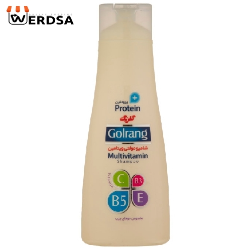 شامپو مولتی ویتامین مو گلرنگ سری Plus Protein مدل Oily Hair وزن 400 گرم