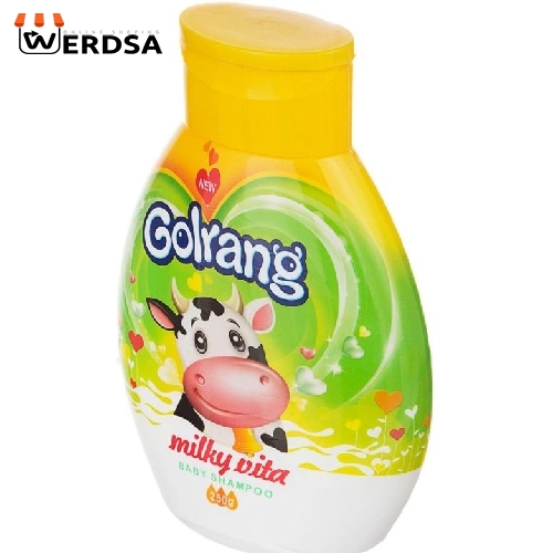 شامپو بچه گلرنگ مدل میلکی ویتا وزن 250 گرم مجموعه 4 عددی