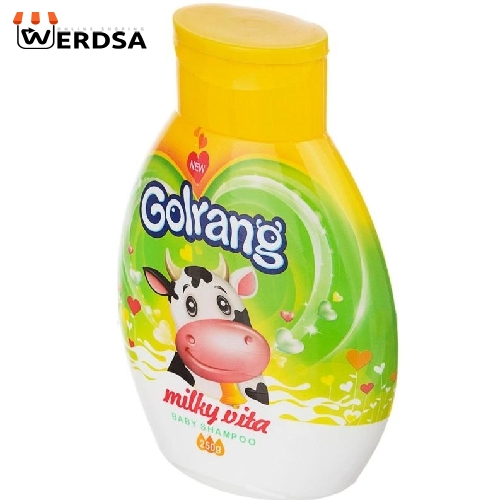 شامپو بچه گلرنگ مدل میلکی ویتا وزن 250 گرم مجموعه 3 عددی