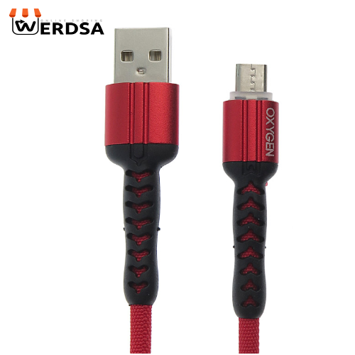 کابل تبدیل USB به MicroUSB اکسیژن مدل LX7 طول 1 متر