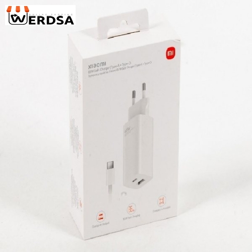 شارژر دیواری شیائومی مدل AD652GEU به همراه کابل تبدیل USB-C