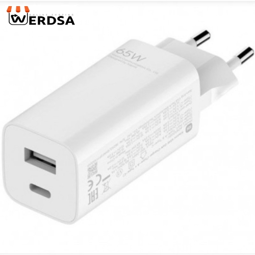 شارژر دیواری شیائومی مدل AD652GEU به همراه کابل تبدیل USB-C
