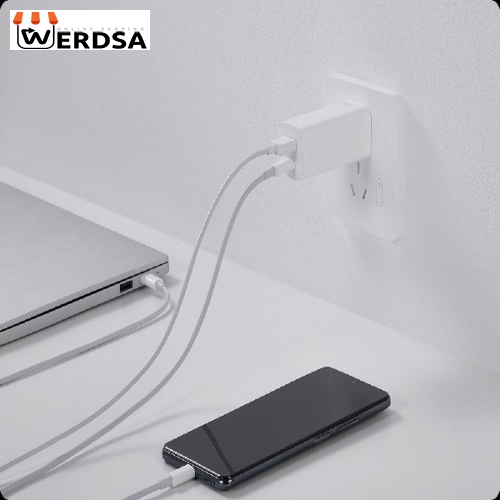شارژر دیواری شیائومی مدل AD652GEU به همراه کابل تبدیل USB-C