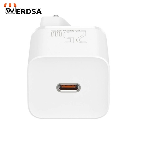 شارژر دیواری باسئوس مدل CCSUP-L02 به همراه کابل تبدیل USB-C
