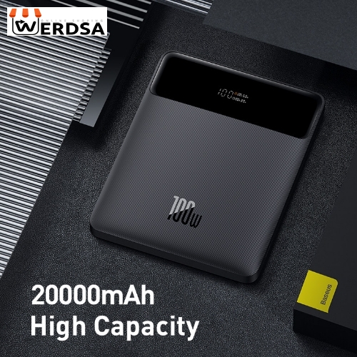 شارژر همراه باسئوس مدل PPBLD100-S 100W ظرفیت 20000 میلی آمپر ساعت