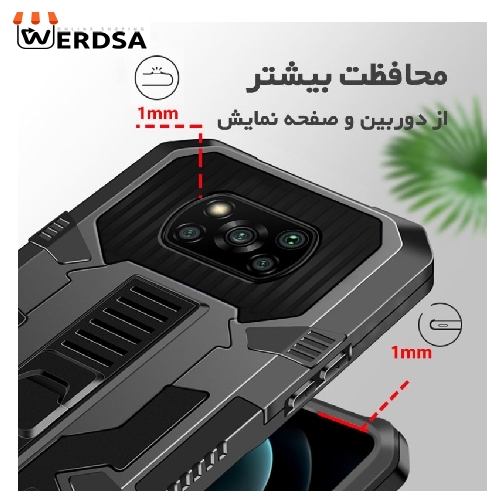 کاور ونزو مدل Dexter مناسب برای تمامي گوشی موبایل شیائومی Poco X3 NFC / Poco X3 Pro