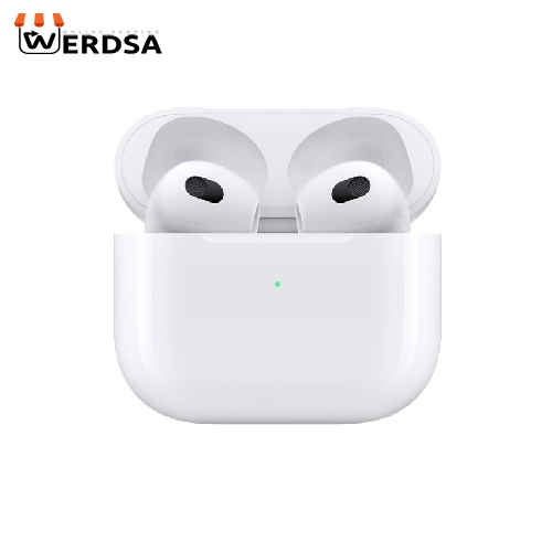 هدفون بی سیم اپل مدل AirPods 3 همراه با محفظه شارژ