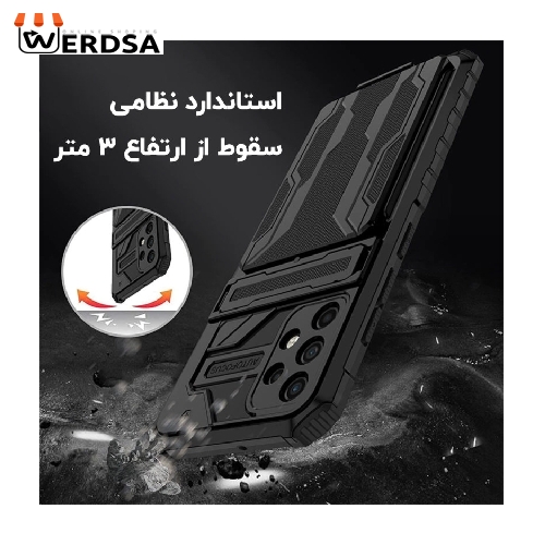 کاور ونزو مدل Hunter مناسب برای گوشی موبایل سامسونگ Galaxy A32 4G