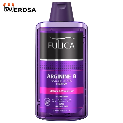 شامپو تقویت کننده مو فولیکا مدل Arginine B وزن 400 گرم