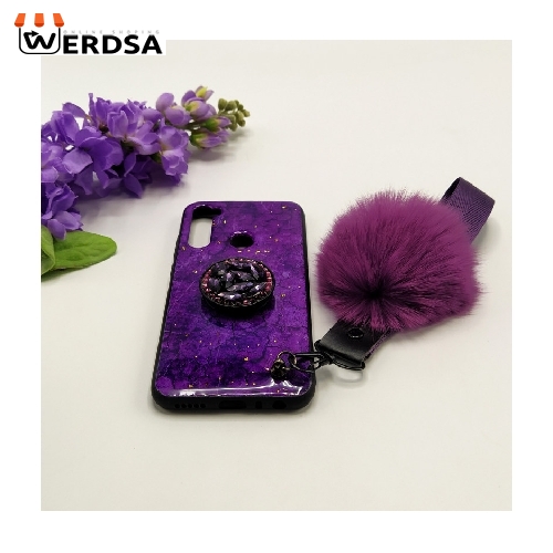 کاور مدل پام پام کد 01 مناسب برای تمامي  گوشی موبایل شیائومی Redmi Note 8 به همراه بند و پایه نگهدارنده