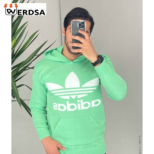 هودی بافت مردانه کلاه دار Adidas مدل 30797