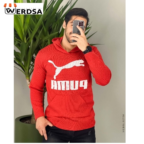 هودی بافت مردانه کلاه دار Puma مدل 30796