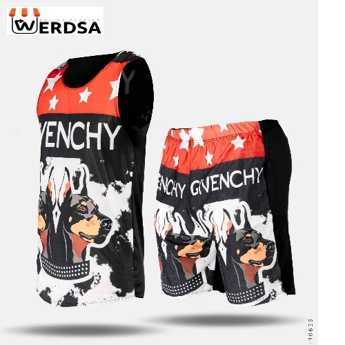 ست رکابی و شلوارک مردانه Givenchy مدل 30639