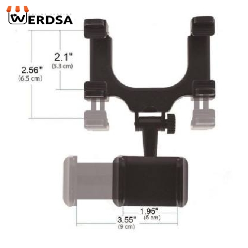 پایه نگهدارنده گوشی موبایل مدل car rearview mirror mount holder