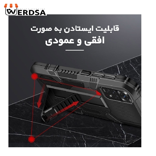 کاور ونزو مدل Dexter مناسب برای تمامي گوشی موبایل شیائومی Redmi Note 11 / 11S
