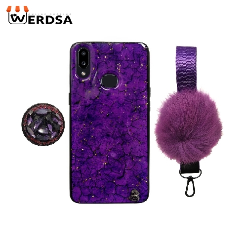 کاور مدل پام پام کد 01 مناسب برای تمامی گوشی موبایل سامسونگ Galaxy A10s به همراه بند و پایه نگهدارنده