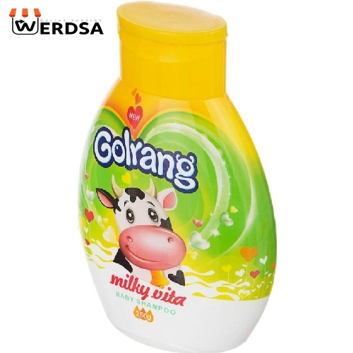 شامپو بچه گلرنگ مدل میلکی ویتا وزن 250 گرم مجموعه 6 عددی