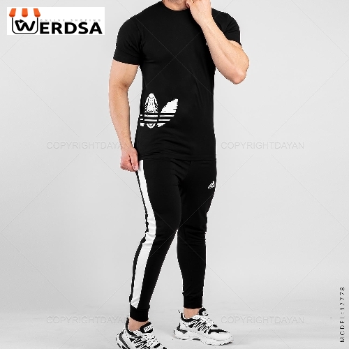 ست تیشرت و شلوار مردانه Adidas مدل 12778