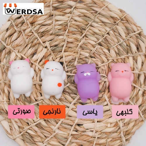 پایه نگهدارنده گوشی موبایل پاپ سوکت طرح گربه نرمالو مدل Pop_Fidget