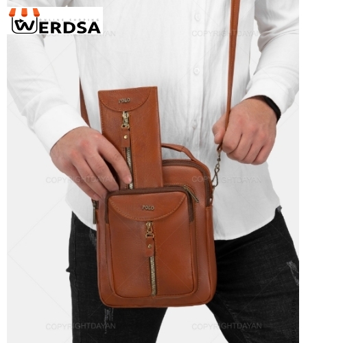 ست کیف دوشی و کیف پالتویی Polo مدل 24306