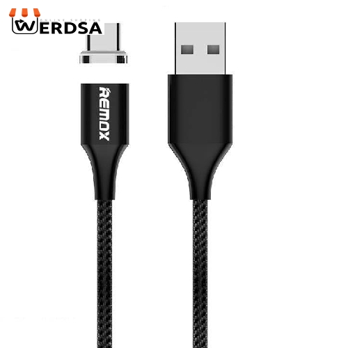 کابل تبدیل مغناطیسی USB به USB-C ریمکس مدل RC-200 طول 1 متر