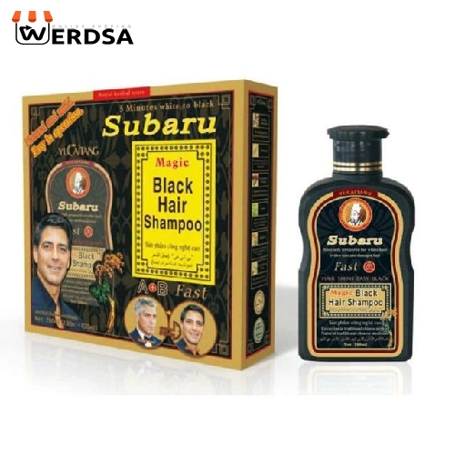 شامپو رنگ مو و رفع سفیدی مو سوبارو subaru مدل Fast