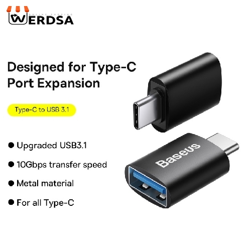 مبدل USB-C به USB 3.1 باسئوس مدل ZJJQ0000