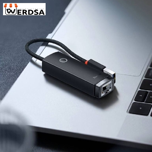 مبدل usb-C به LAN باسئوس مدل WKQX0002