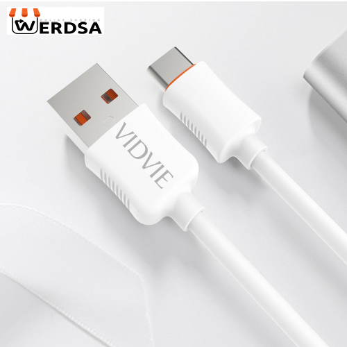 کابل شارژر USB به USB -C ویدوی مدل CB443T طول 1 متر