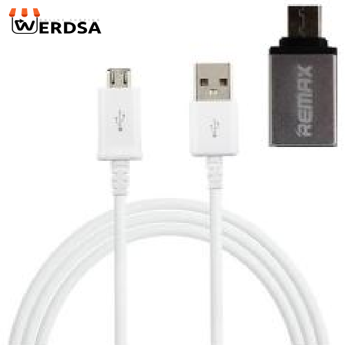 کابل تبدیل USB به USB-C مدل ECB-DU4EWE طول 1.5 متر به همراه مبدل OTG USB-C