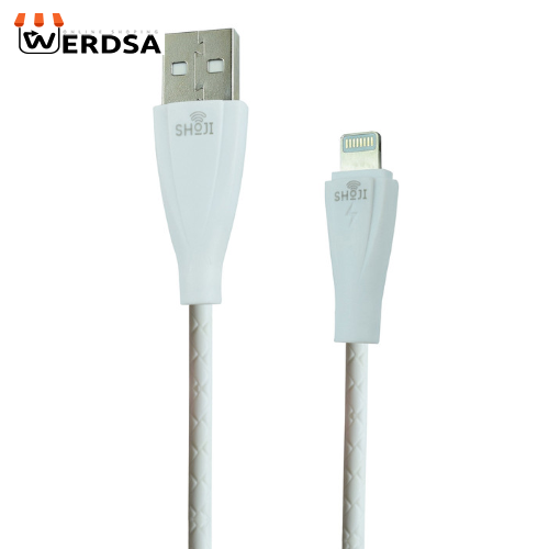 کابل مبدل USB به لایتنینگ شوجی مدل SH-1023 طول 1 متر