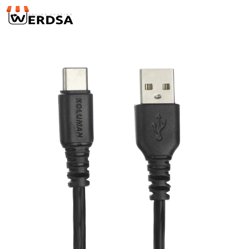 کابل تبدیل USB به USB Type-c کلومن مدل KD-01 طول 1 متر