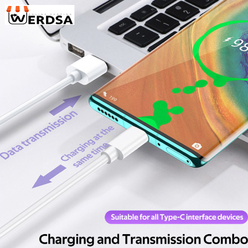 کابل تبدیل USB به USB-C مدل Fast Charge 5A طول 1 متر