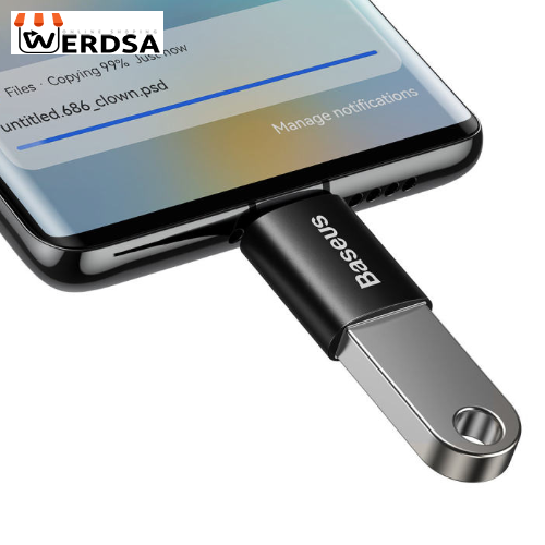 مبدل USB-C به USB3.1 باسئوس مدل Ingenuity Series Mini OTG Adaptor ZJJQ000001