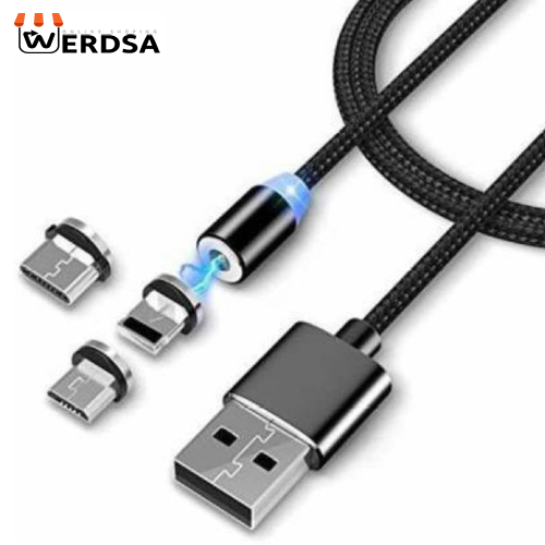 کابل تبدیل مغناطیسی USB به Lighting/ Micro/ Type-C USB Port ایکس کیبل مدل XB1 طول 1 متر