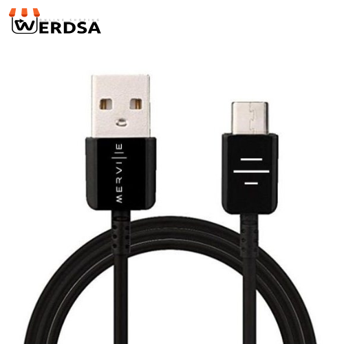 کابل تبدیل USB به USB-C مرویل مدل Fast Charge 5A کد 01 طول 1 متر