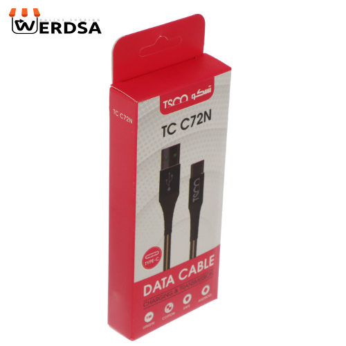 کابل تبدیل USB به USB-C تسکو مدل TC C72N طول 1 متر