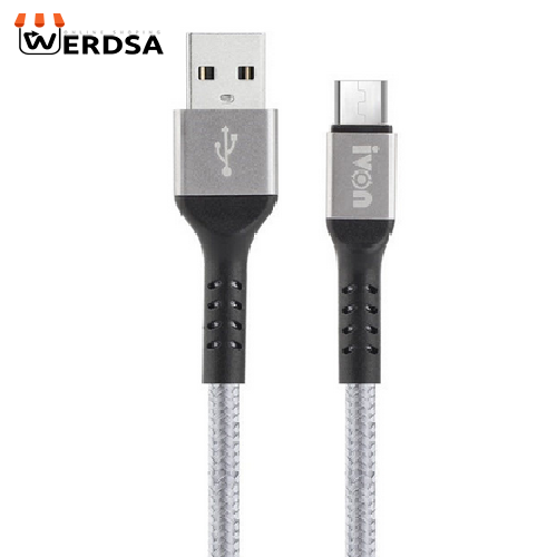 کابل تبدیل USB به MicroUSB آیوان مدل Fast Charge طول 1 متر