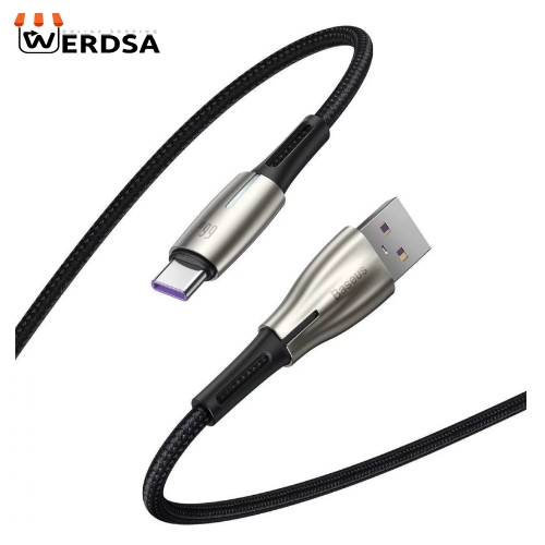 کابل تبدیل USB به USB-C باسئوس مدل CATSD-M01 طول 1 متر