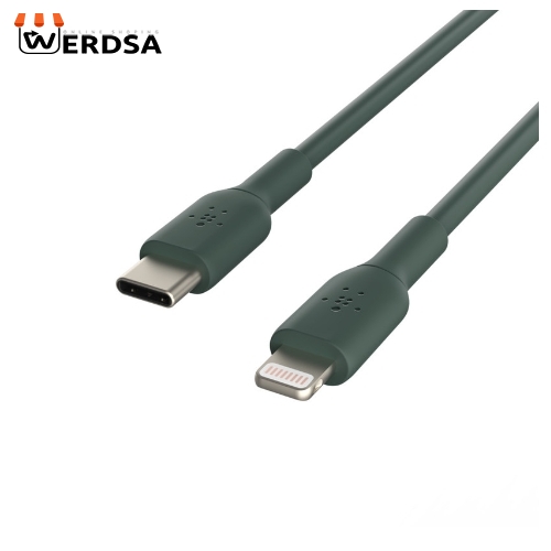 کابل تبدیل USB-C به لایتنینگ بلکین مدل CAA003bt1MMG Fast Charge طول 1 متر
