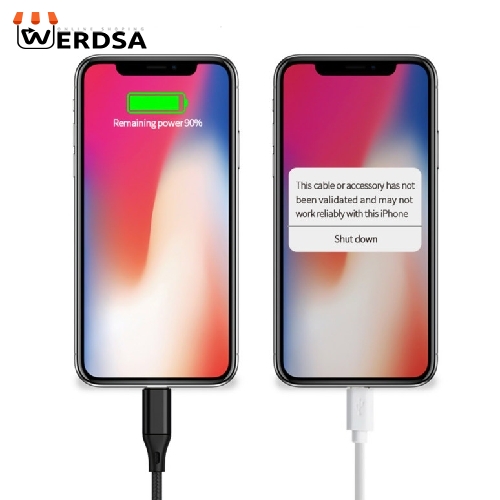 کابل تبدیل USB به MicroUSB / USB-C / لایتنینگ پاواریال مدل DC66 طول 1.2 متر