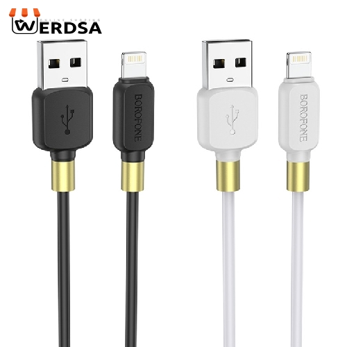 کابل تبدیل USB به لایتنینگ بروفون مدل BX59 طول 1 متر