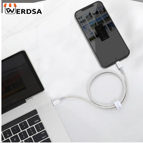 کابل تبدیل USB-C به لایتنینگ باسئوس مدل CATLGD-02 طول 1 متر