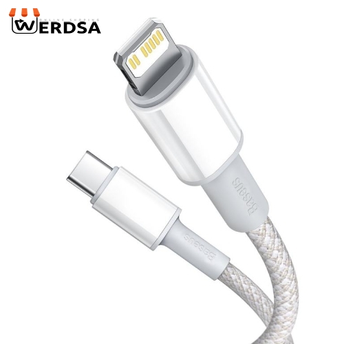 کابل تبدیل USB-C به لایتنینگ باسئوس مدل CATLGD-02 طول 1 متر