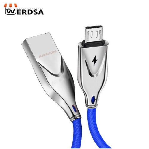 کابل تبدیل USB به microUSB مدل AN-Q37 طول 1 متر