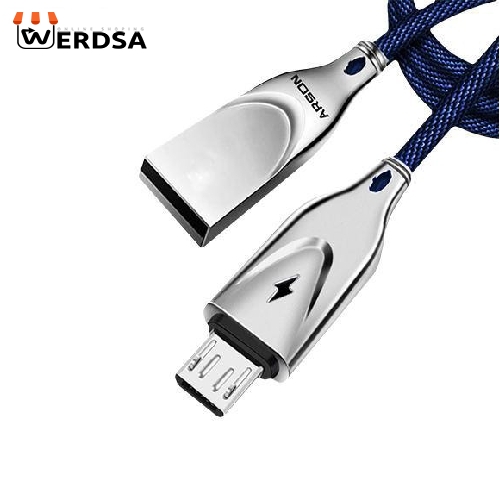 کابل تبدیل USB به microUSB مدل AN-Q37 طول 1 متر