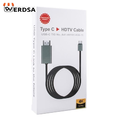 کابل تبدیل USB-C به HDMI مدل A41-00161-A56-11-2k21 طول 2 متر