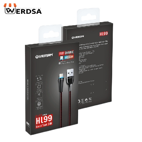 کابل تبدیل USB به لایتنینگ مدل VH-99 طول 1 متر