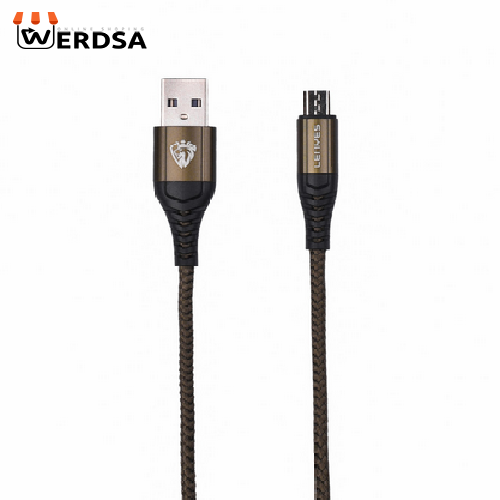 کابل تبدیل USB به microUSB لنیز مدل LC942-V طول 1 متر